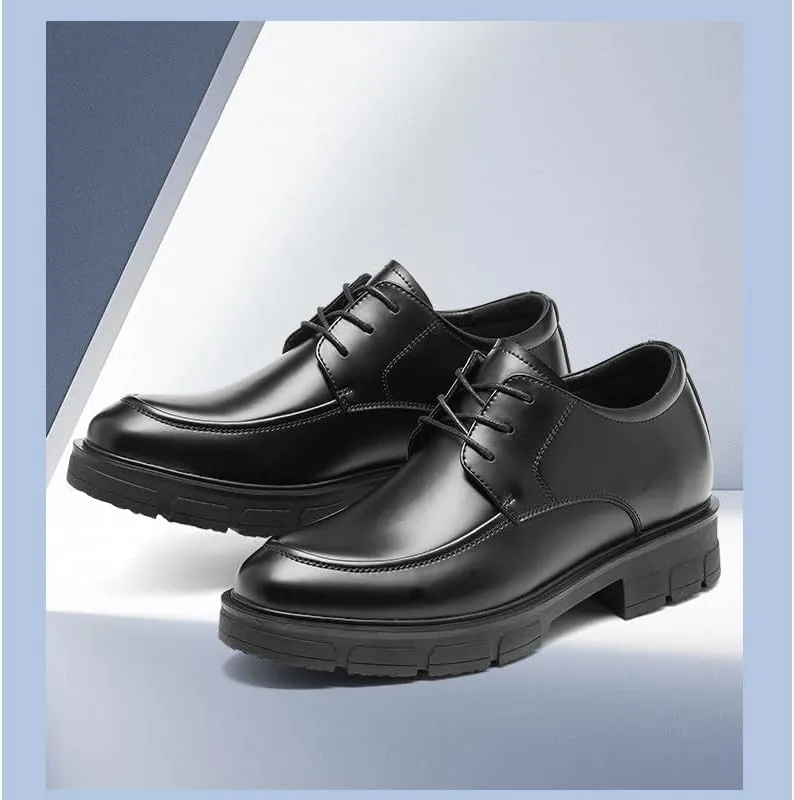 Mens Oxfords Dress Formal Shoes Mens Commuter Slip-Resistant Lightweight Breathable Easy to Walk Comfort Walking Shoes