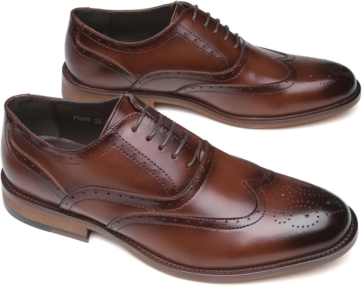 Men's Oxfords Formal Dress Leather Derby Fashion Casual Wedding Men's Shoes Tuxedo for Men