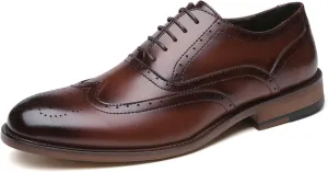 Men's Oxfords Formal Dress Leather Derby Fashion Casual Wedding Men's Shoes Tuxedo for Men