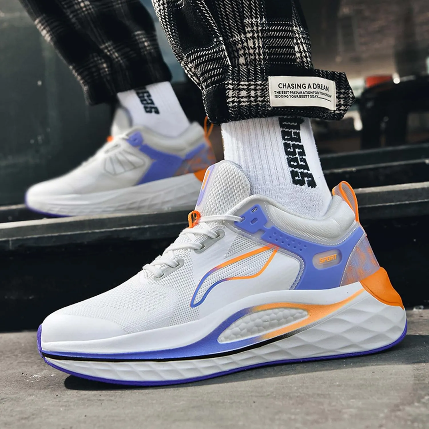 Men's Running Shoes Indoor Outdoor Sports Casual Men's Basketball Shoes Women's Outdoor Casual Running Sneakers