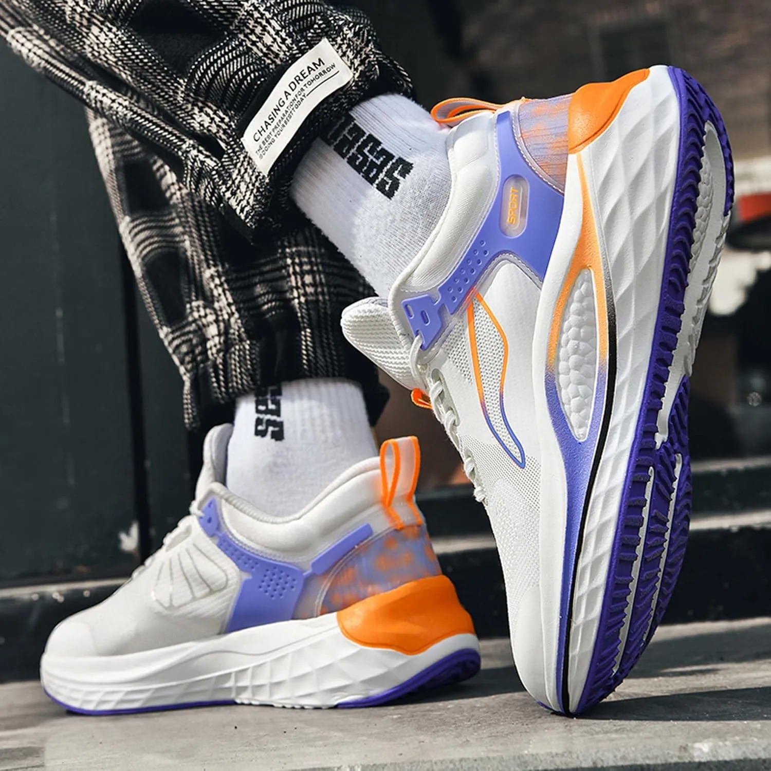 Men's Running Shoes Indoor Outdoor Sports Casual Men's Basketball Shoes Women's Outdoor Casual Running Sneakers