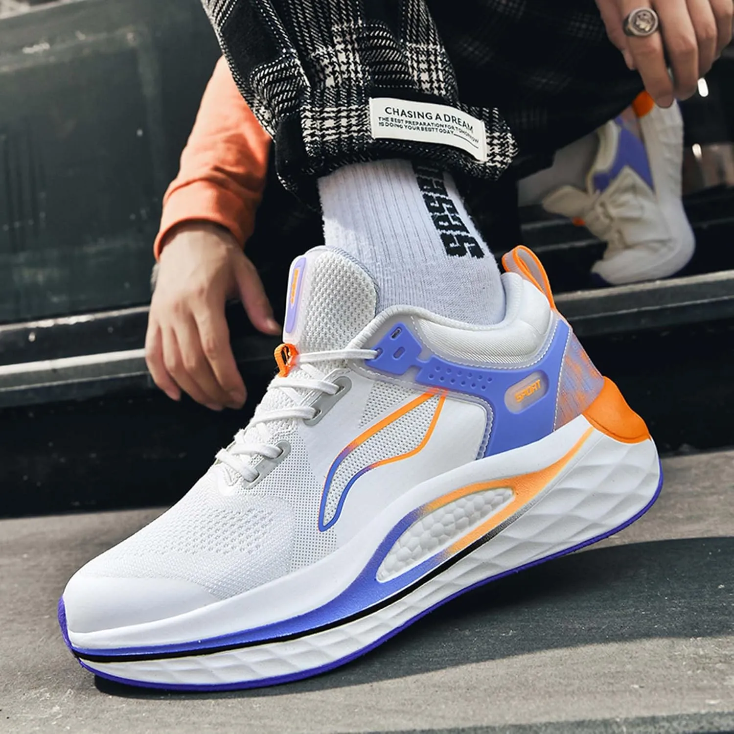 Men's Running Shoes Indoor Outdoor Sports Casual Men's Basketball Shoes Women's Outdoor Casual Running Sneakers