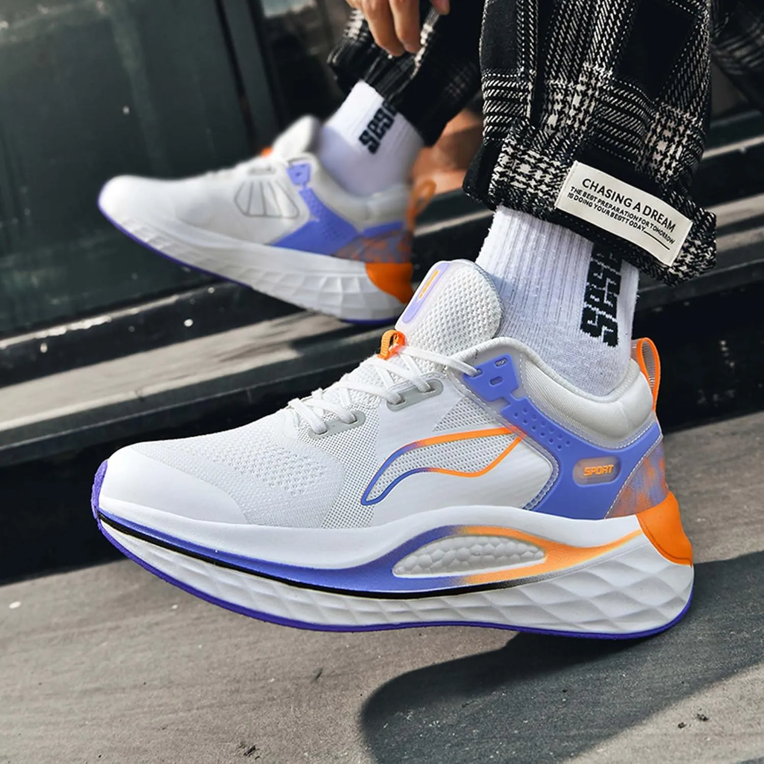 Men's Running Shoes Indoor Outdoor Sports Casual Men's Basketball Shoes Women's Outdoor Casual Running Sneakers