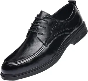Men's Slim Fit Derby Dress Shoes Contemporary Style with Flexible Outsole for Business Meetings & Cocktail Parties