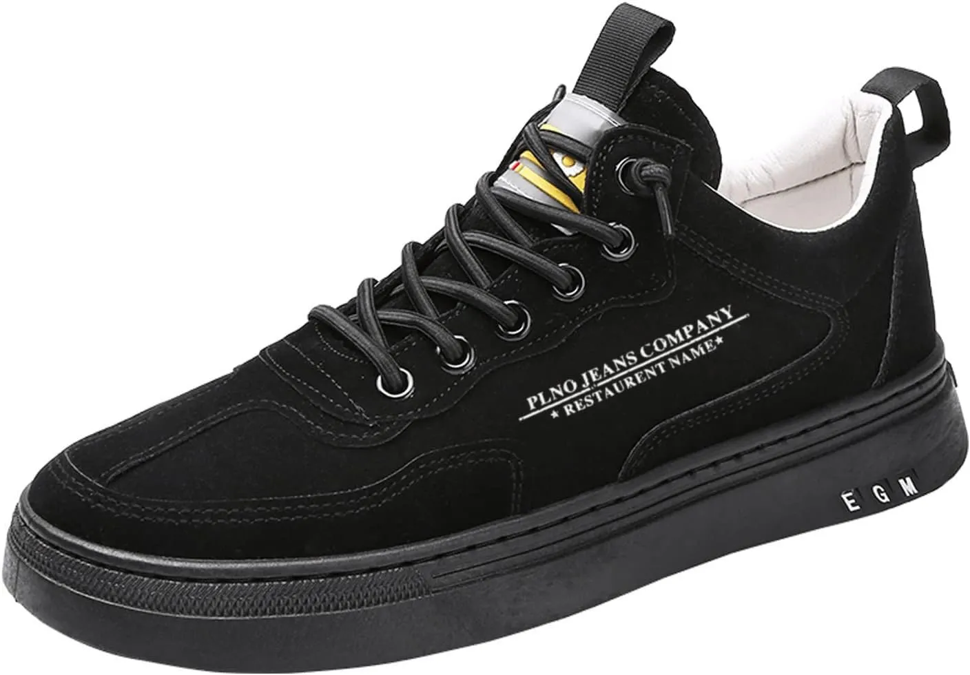 Men's Stretch Memory Foam Shoes Lace Up Lightweight Breathable Fashion Sneaker Men's Breathable Barefoot Shoes