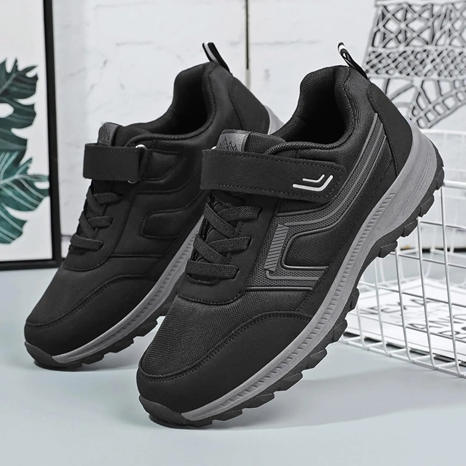 Men's Stylish Orthopedic Sneakers Casual Sneaker Mesh Breathable Walking Shoe Breathable Lace Up Shoes for Men