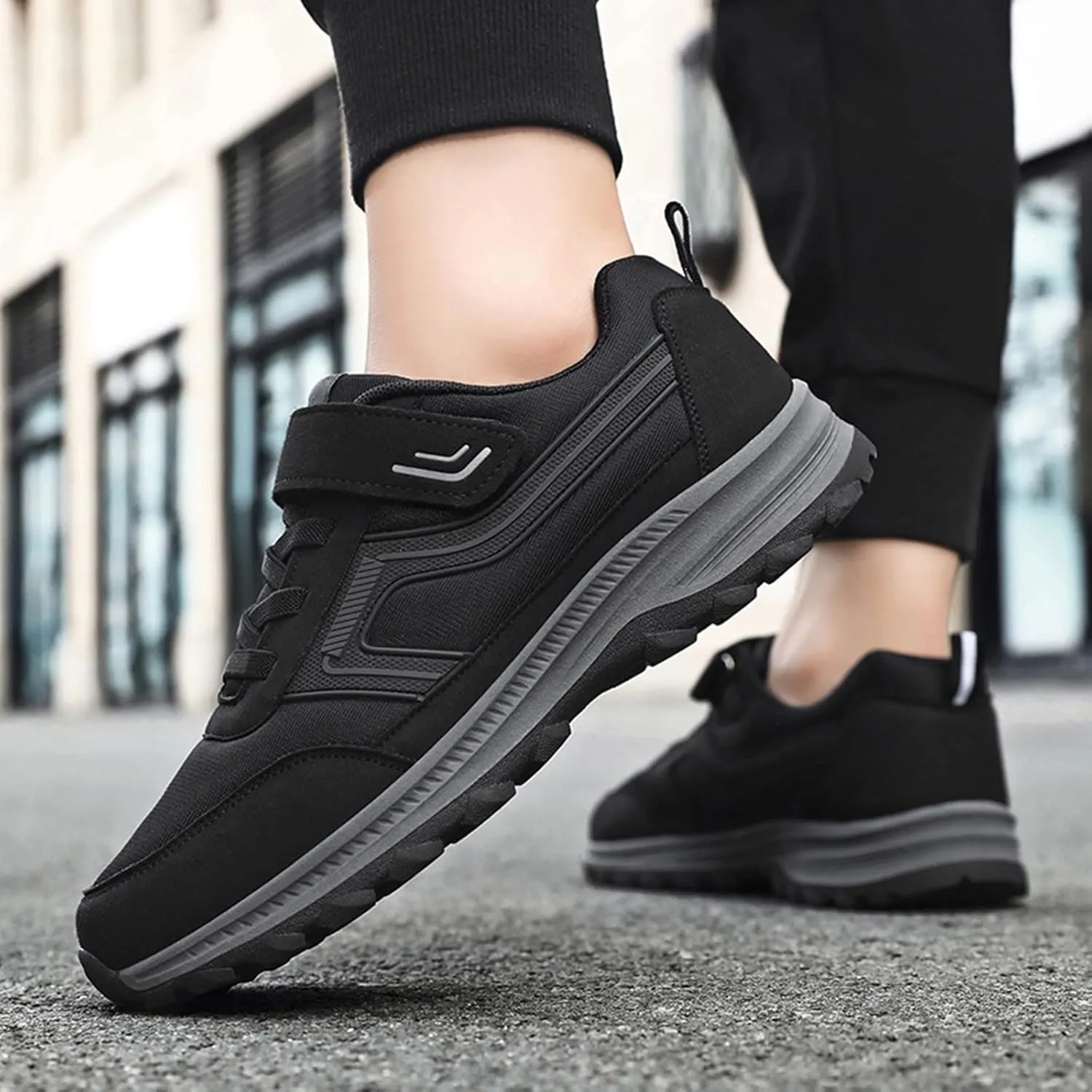 Men's Stylish Orthopedic Sneakers Casual Sneaker Mesh Breathable Walking Shoe Breathable Lace Up Shoes for Men