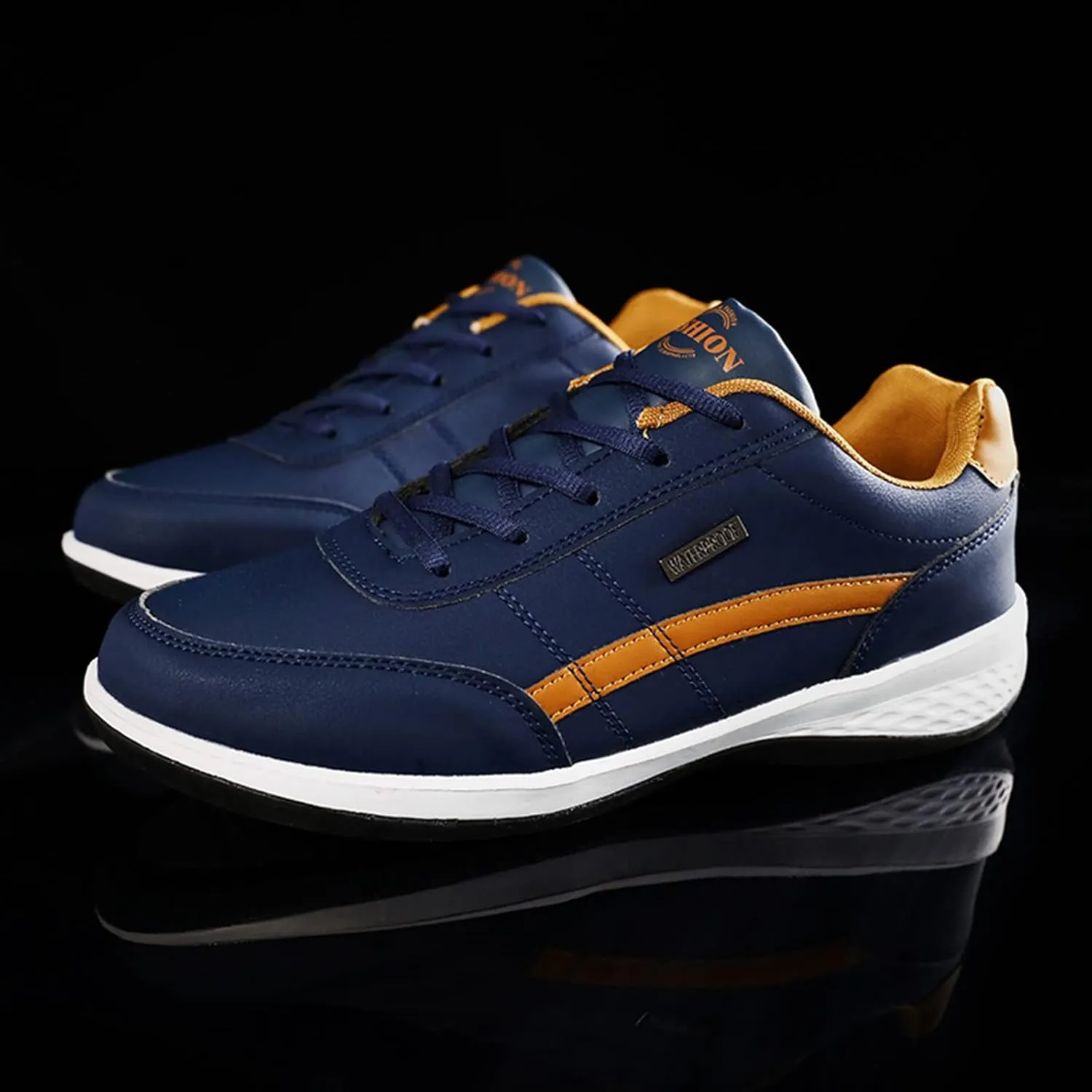 Men's Stylish Orthopedic Sneakers Lightweight Breathable Slip On Running Shoe Breathable Lace Up Shoes for Men