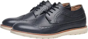 Men's Wingtip Oxfords Prom Dress Formal Leather Pointe Toe Derby Walking Fashion Wedding Casual Shoes for Men Boys