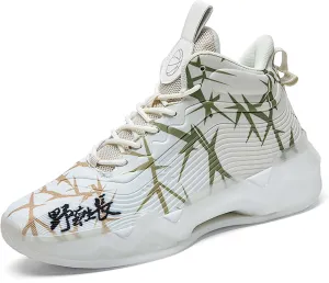 Men's Women's Classic Graffiti Casual Fashion Breathable Basketball Shoes Lightweight Wide Edition Walking Shoes Team Sports Shoes Street Basketball Shoes Jogging Shoes Durable Hiking Shoes