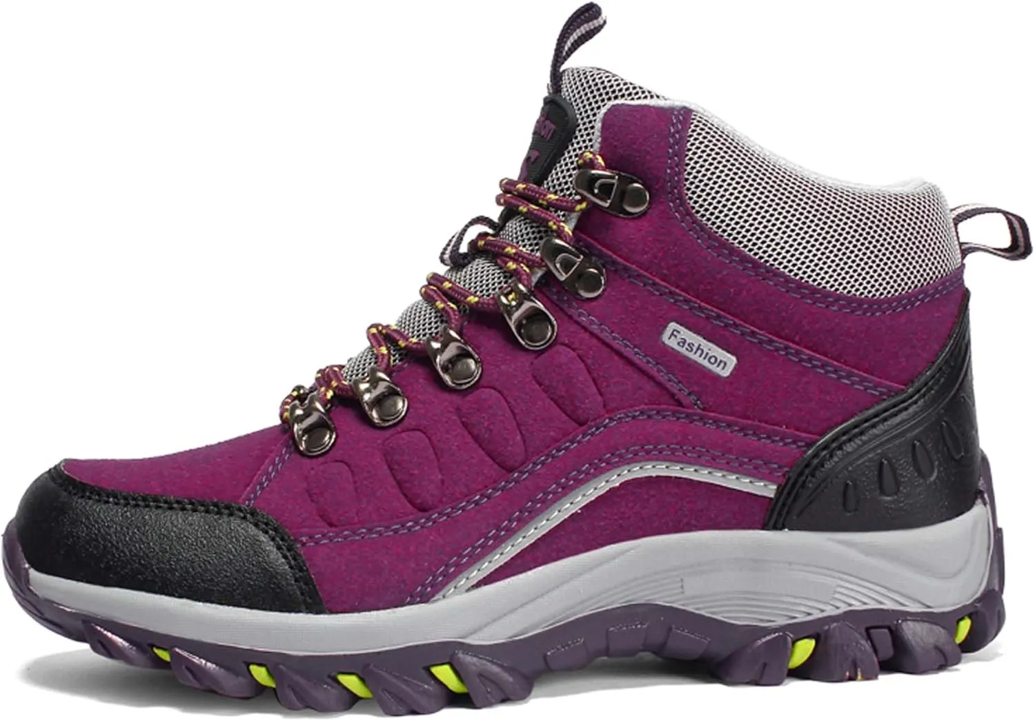 Men's Women's Non-slip Climbing Shoes Outdoor Hiking Travel Lace-up Boots Breathable Comfortable Walking Boots Rubber Outsole Non-slip Boots
