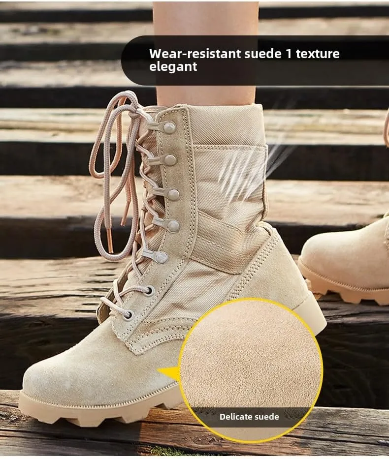 Men's/Women's outdoor hiking boots desert boots jungle off-road training, high top hiking boots