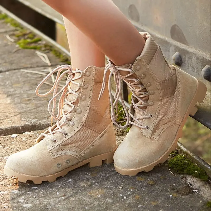Men's/Women's outdoor hiking boots desert boots jungle off-road training, high top hiking boots