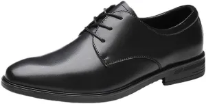 Modern Men's Formal-Casual Transition Shoes Derby Sneakers with Air Cushioning & Breathable Perforations