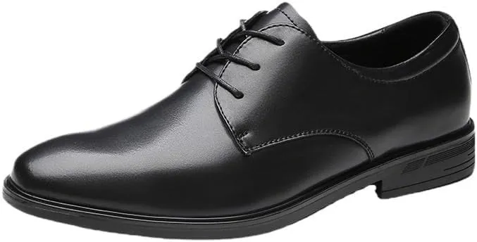 Modern Men's Formal-Casual Transition Shoes Derby Sneakers with Air Cushioning & Breathable Perforations