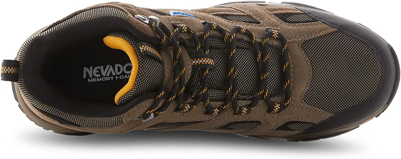 Nevados XP Men's Rubicon Waterproof Hiking Boots | Lightweight for Trail, Walking, Summer Outdoors | Comfortable w/Memory Foam | Rugged Carbon Rubber Sole