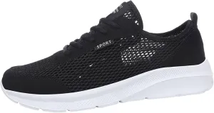 Non Slip Shoes for Men Lightweight Breathable Sneakers Comfortable Work Shoes Walking Shoes for Athletic Tennis Gym
