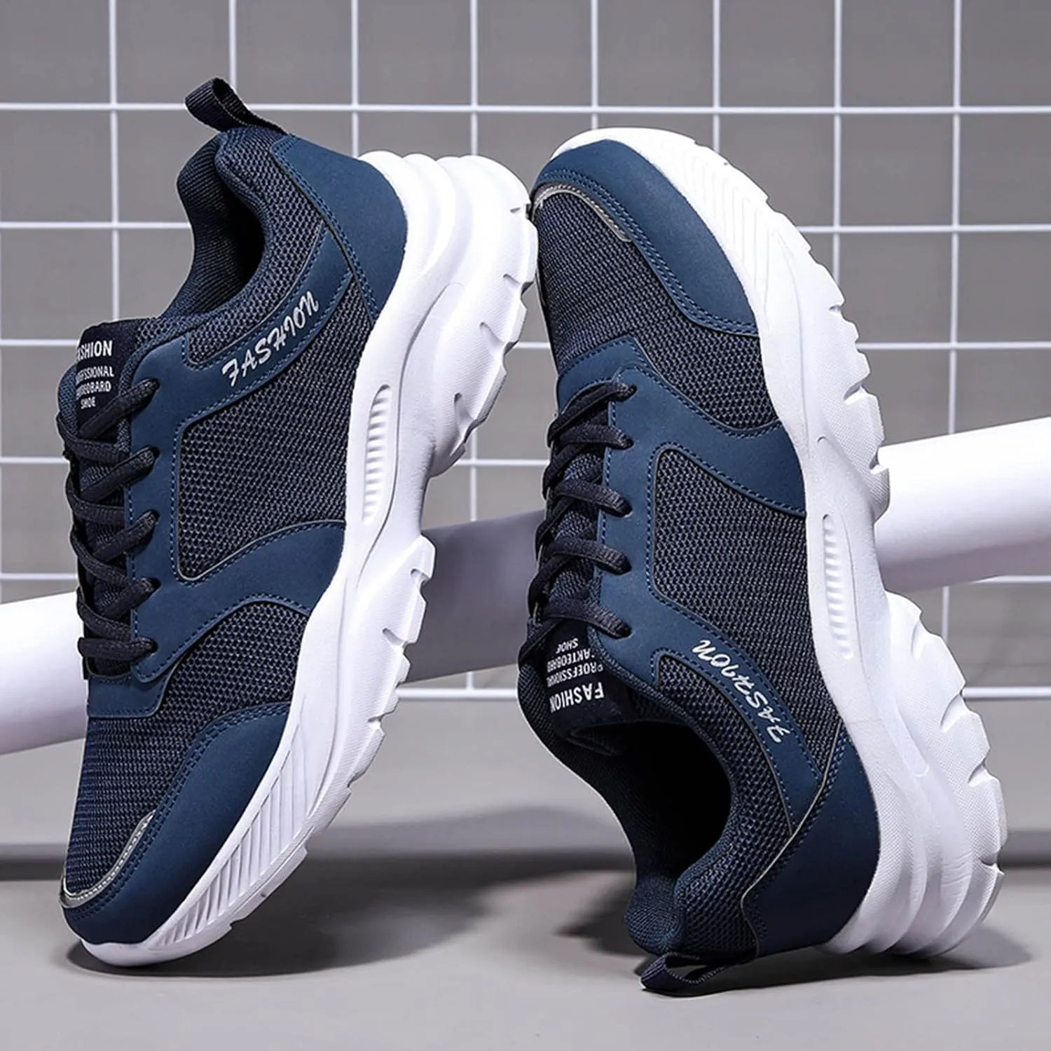 Non Slip Work Sport Shoes for Men Lightweight Sport Gym Jogging Walking Sneaker Lightweight Work Shoes for Men