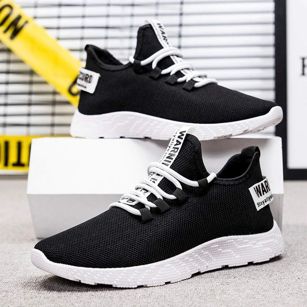 Outdoor Jogging Sneakers for Men Casual Sneaker Mesh Breathable Walking Shoe Breathable Diabetic Shoes for Men