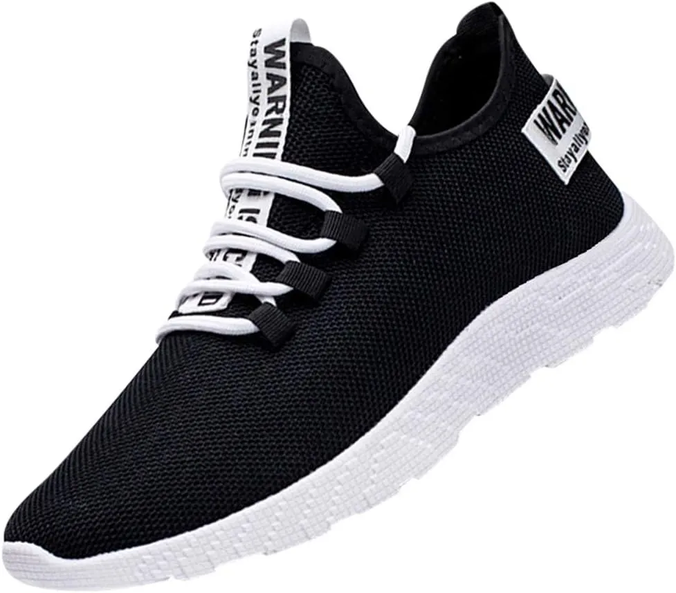 Outdoor Jogging Sneakers for Men Casual Sneaker Mesh Breathable Walking Shoe Breathable Diabetic Shoes for Men