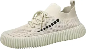 Outdoor Jogging Sneakers for Men Lightweight Breathable Slip On Running Shoe Men's Sport Breathable Mesh Shoes