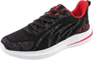 Outdoor Jogging Sneakers for Men Lightweight Breathable Walking Shoe Gym Tennis Lightweight Work Shoes for Men