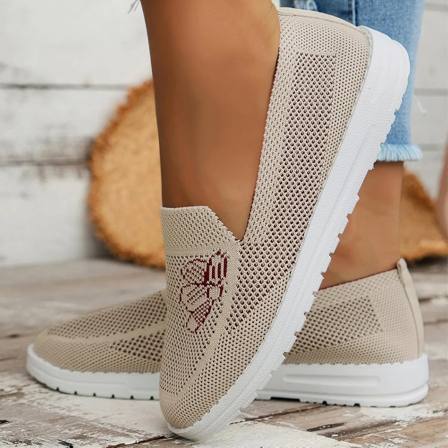 Platform Sneakers for Women Fashion Sneakers Non Slip Work Shoes for Women Womens Slip On Sneakers with Arch Support Chunky Sneakers Women Womens Shoes Casual Slip Ons Wide Width Ortho