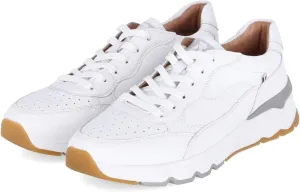 Rieker Men's Smooth Leather Low Top Trainers White