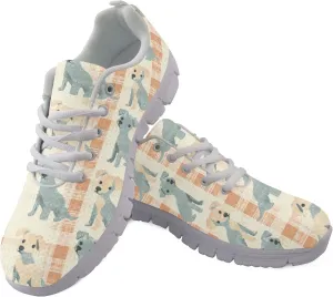 Running Shoes Trainer for Women Sports Causal Travel Sneaker Walking Low Heel Lace up Breathable Flexible Shoe