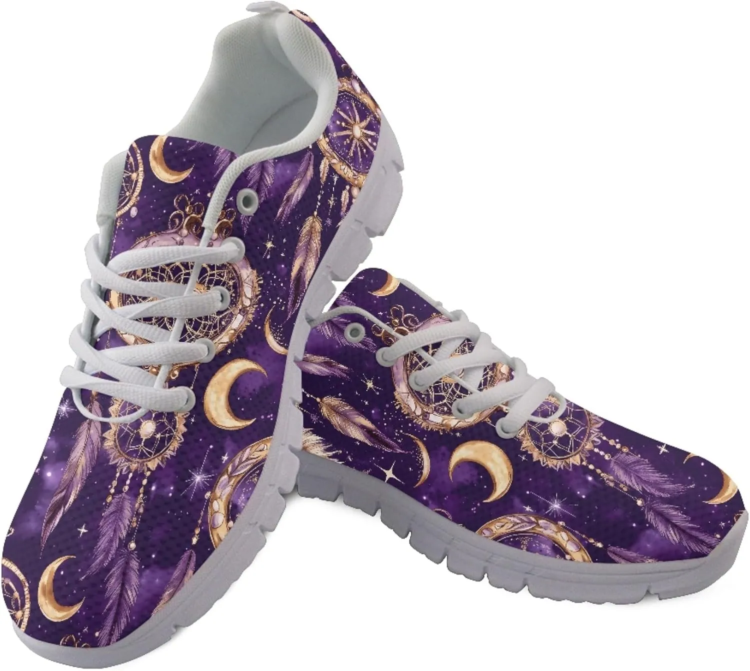 Running Shoes Trainer for Women Sports Causal Travel Sneaker Walking Low Heel Lace up Breathable Flexible Shoe