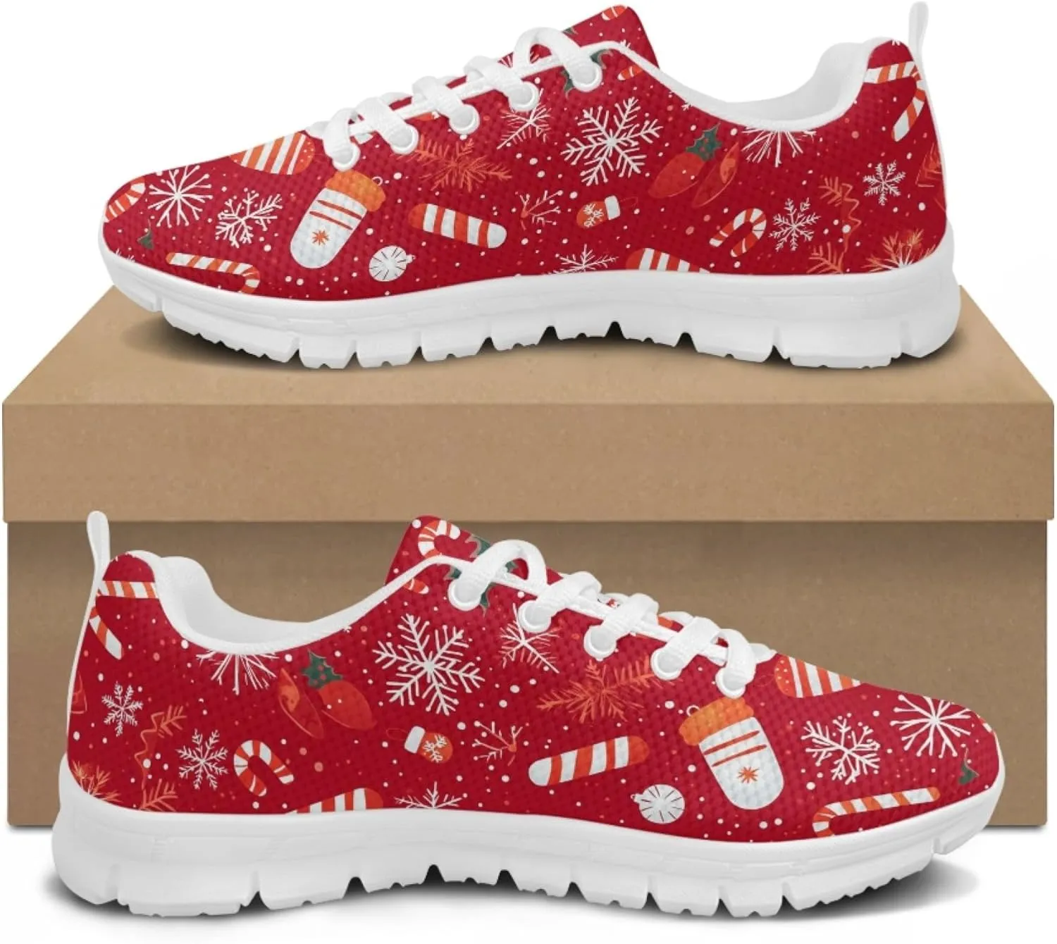 Running Shoes Trainer for Women Sports Causal Travel Sneaker Walking Low Heel Lace up Breathable Flexible Shoe