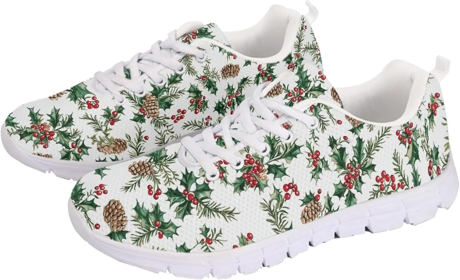 Running Shoes Trainer for Women Sports Causal Travel Sneaker Walking Low Heel Lace up Breathable Flexible Shoe