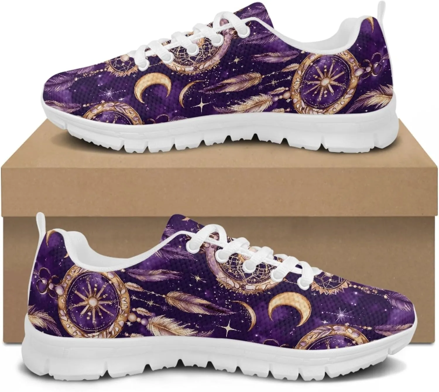 Running Shoes Trainer for Women Sports Causal Travel Sneaker Walking Low Heel Lace up Breathable Flexible Shoe