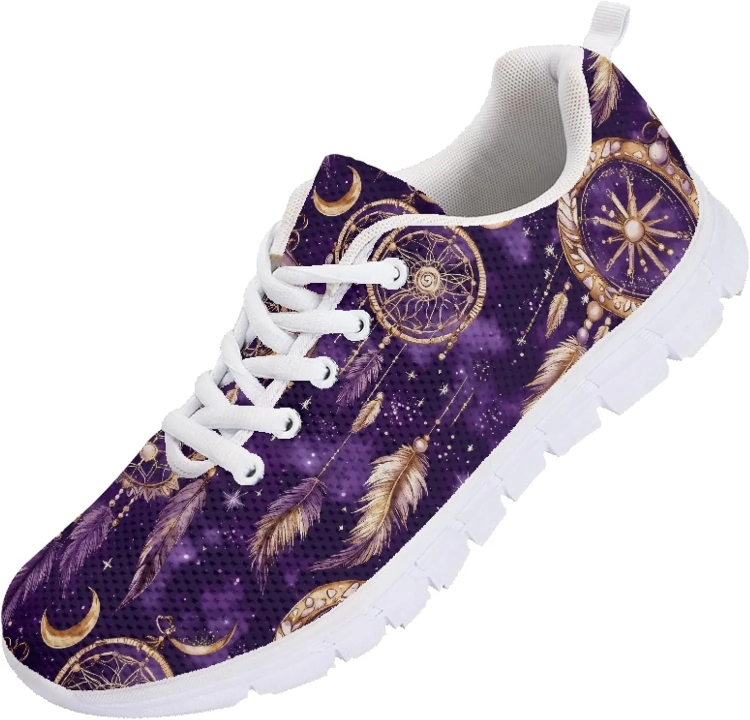 Running Shoes Trainer for Women Sports Causal Travel Sneaker Walking Low Heel Lace up Breathable Flexible Shoe