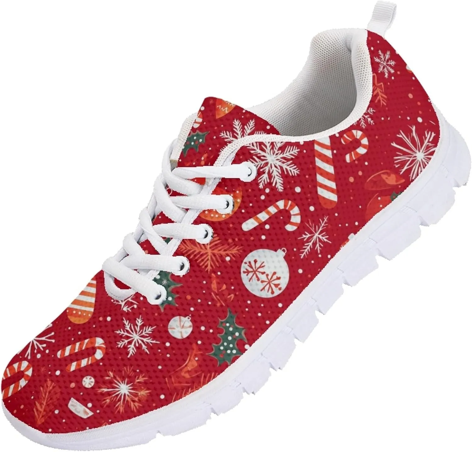Running Shoes Trainer for Women Sports Causal Travel Sneaker Walking Low Heel Lace up Breathable Flexible Shoe