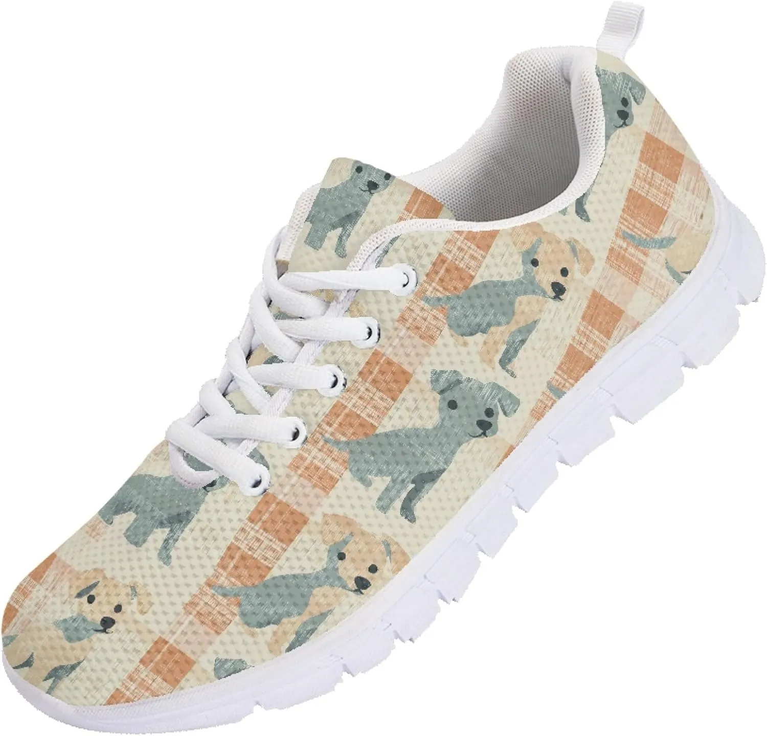 Running Shoes Trainer for Women Sports Causal Travel Sneaker Walking Low Heel Lace up Breathable Flexible Shoe