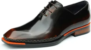 Santimon Men's Oxfords Formal Dress Leather Derby Fashion Business Wedding Prom Tuxedo Casual Whole Cut Oxford Walking Shoes for Men