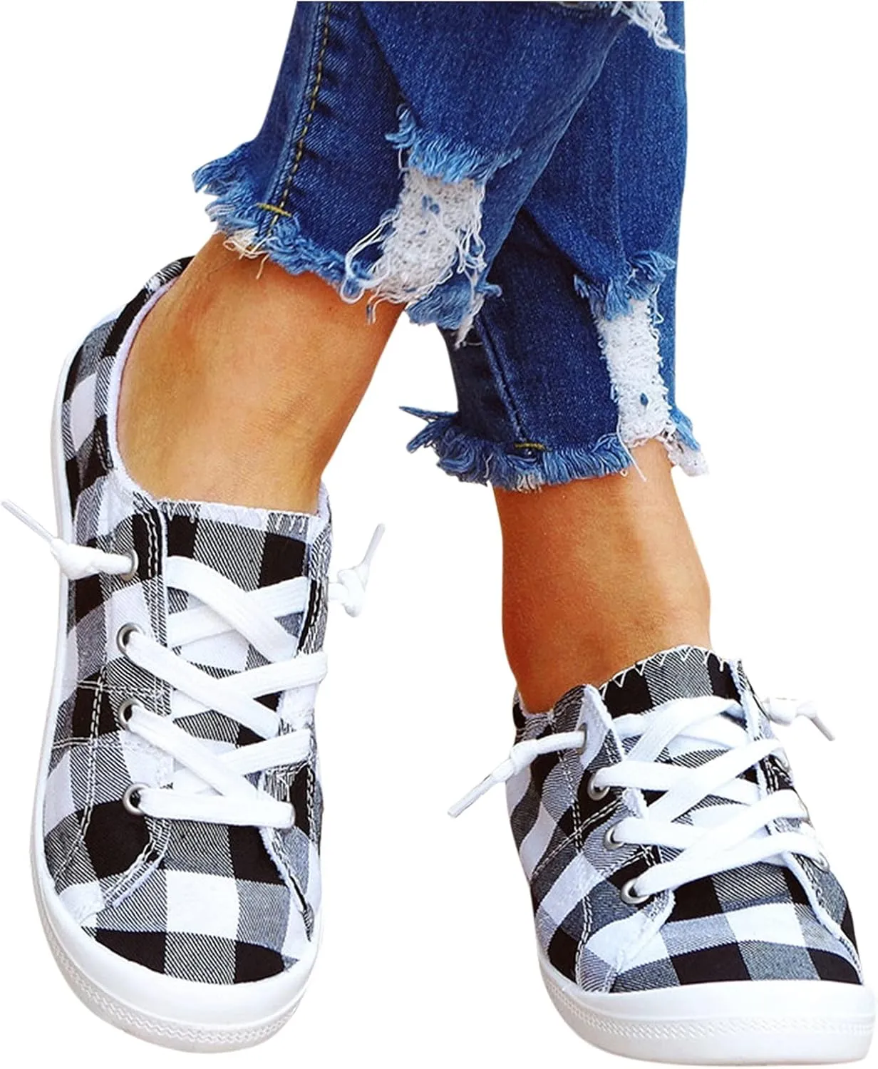 SBGMoSJ Platform Sneakers for Women 6 Wide Zapatos Negros para Mujer Womens Size 11.5 Wide Casual Shoes White High Top Platform Sneakers for Women Slip On Sneakers Woman