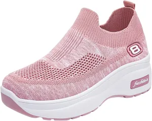 SBGMoSJ Sneakers for Women Size 8 Wide Width Womens Running Shoes Size 11.5 Wide Womens Slip On Tennis Shoes Size 7 Business Casual Sneakers Women Comfy Flats Shoes Women Dressy Cute