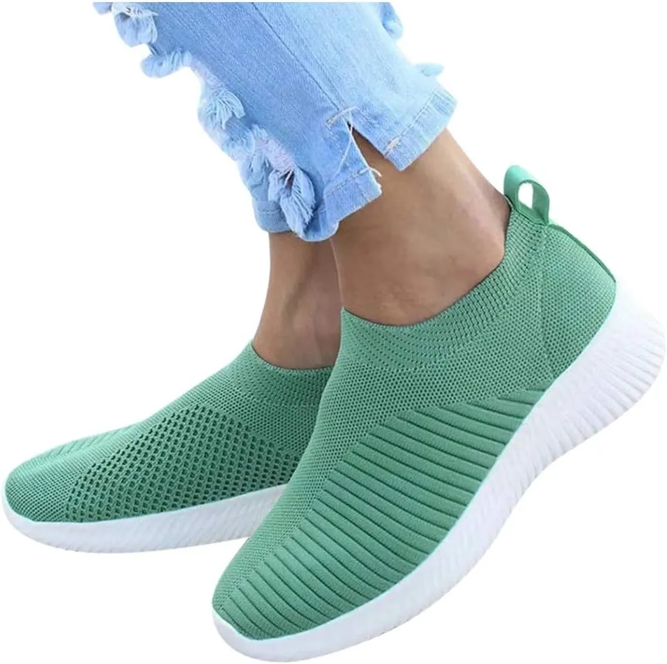 SBGMoSJ Women Sneakers Black Size 9 Zapatos Sin Cordones para Mujeres Womens Slip On Shoes Size 9 Wide Plantar Fasciitis Shoes Women Work Dress Trendy Slip On Sneakers for Women 2023