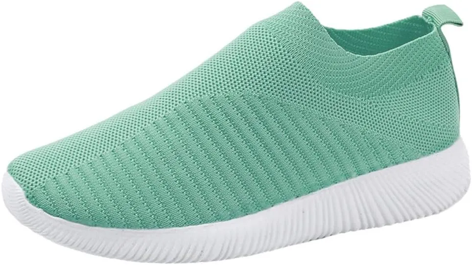 SBGMoSJ Women Sneakers Black Size 9 Zapatos Sin Cordones para Mujeres Womens Slip On Shoes Size 9 Wide Plantar Fasciitis Shoes Women Work Dress Trendy Slip On Sneakers for Women 2023