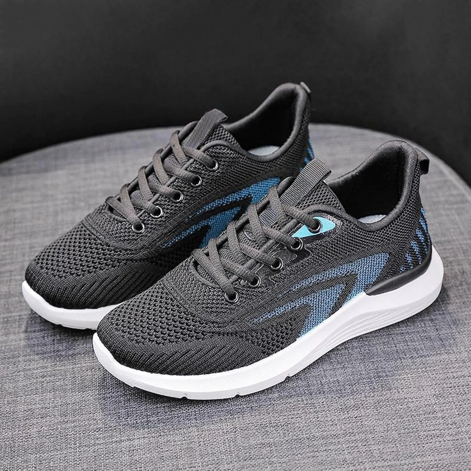 SBGMoSJ Womens Casual Sneakers Slip On Walking Shoes for Women Black Dress Gym Shoes Women White Slip On Sneakers for Women Size 9 Walking Shoes for Plantar Fasciitis Women