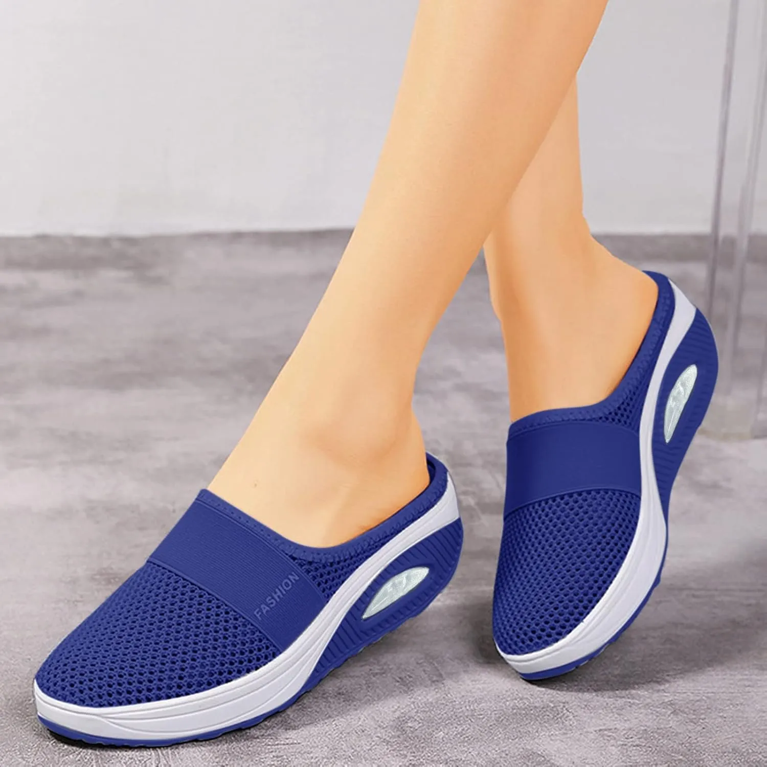 SBGMoSJ Womens Sneakers Size 6 Slip Ons Black Sneakers Women Trendy Hiking Shoes Women Lightweight Breathable Women Sneakers Women's Comfortable Working Nurse Shoes Non-Slip Size 6.5