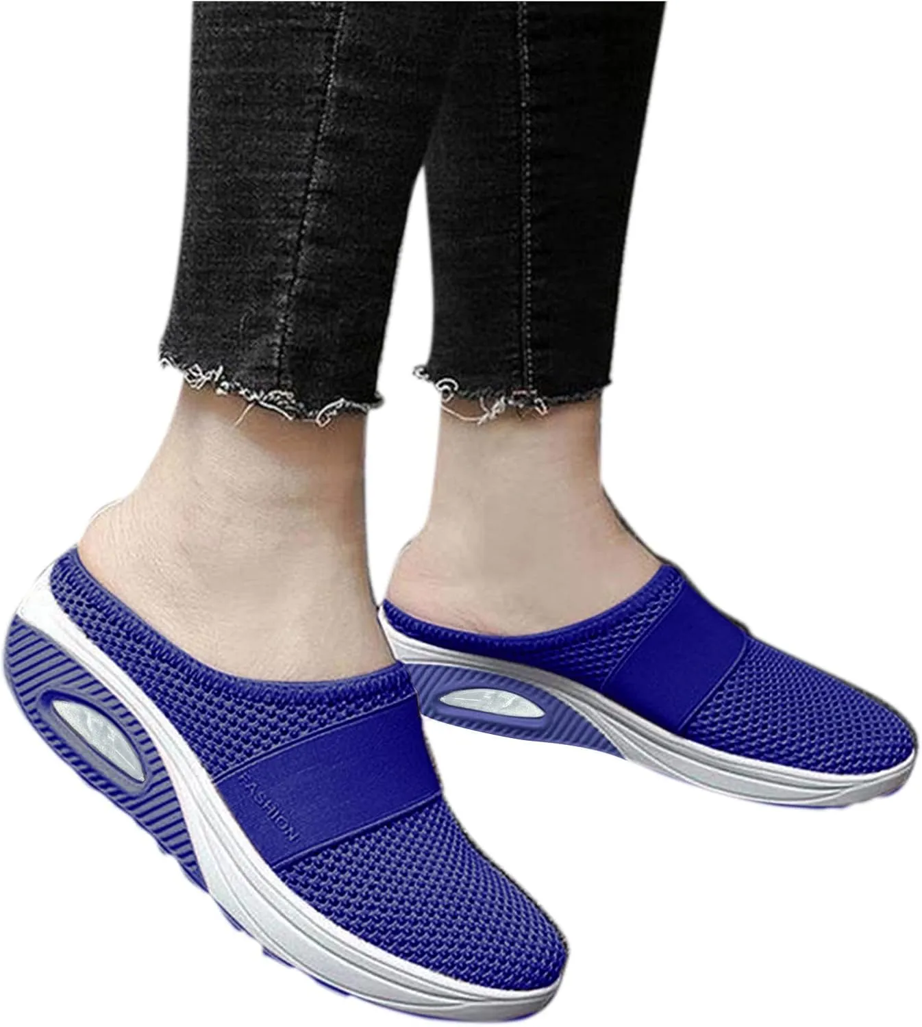 SBGMoSJ Womens Sneakers Size 6 Slip Ons Black Sneakers Women Trendy Hiking Shoes Women Lightweight Breathable Women Sneakers Women's Comfortable Working Nurse Shoes Non-Slip Size 6.5