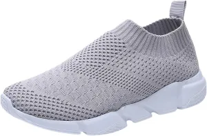 SBGMoSJ Women's Sneakers Size 9 Slip On Non Slip Nurse Shoes for Women Womens Slip On Shoes Wide White High Top Sneakers for Women Slip On Sneakers Woman