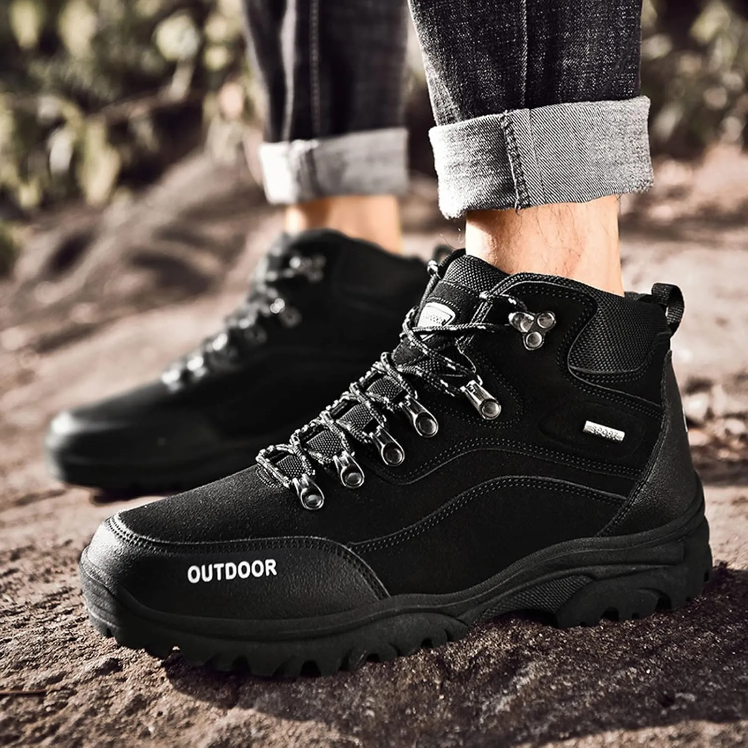 Shije mens Hiking Boots