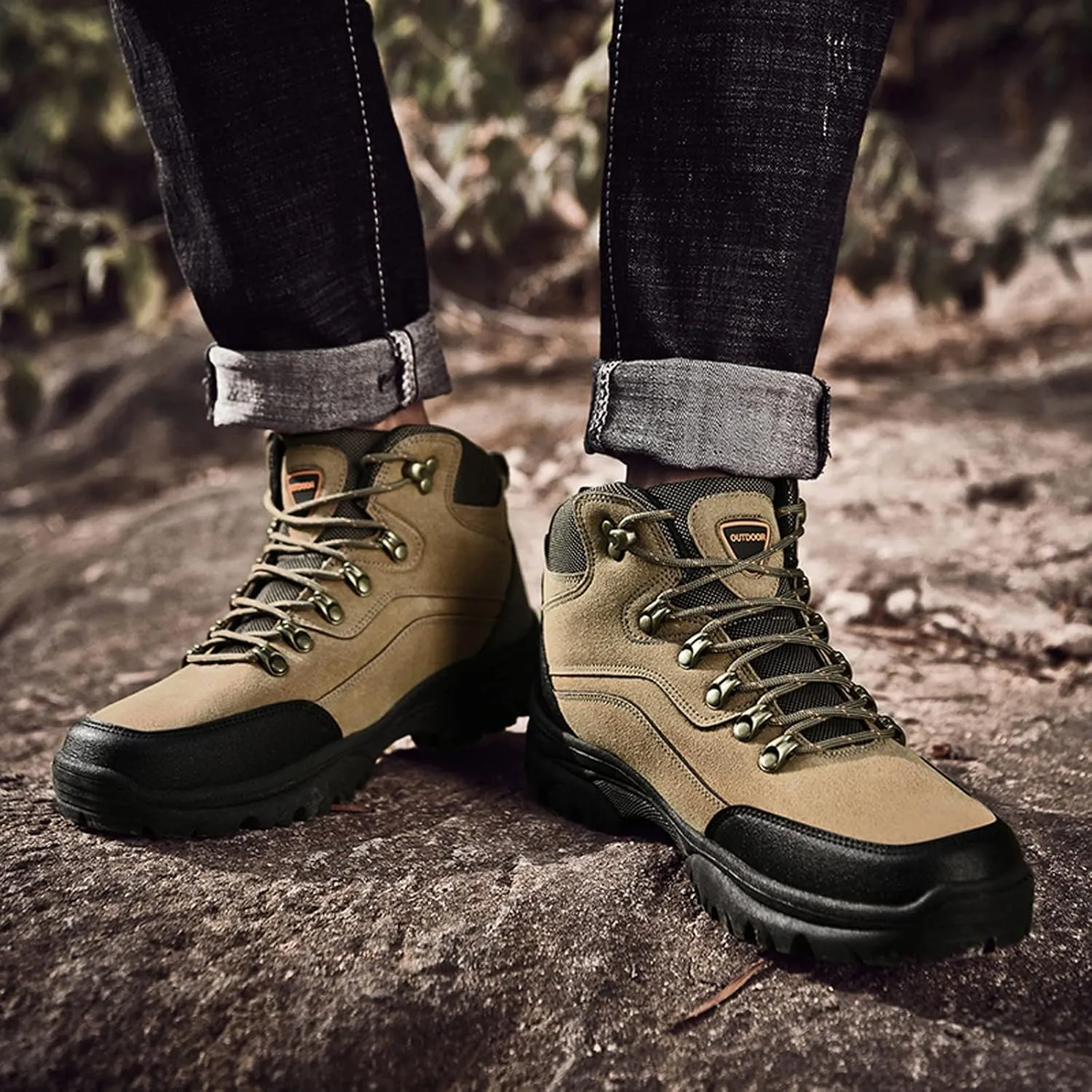 Shije mens Hiking Boots