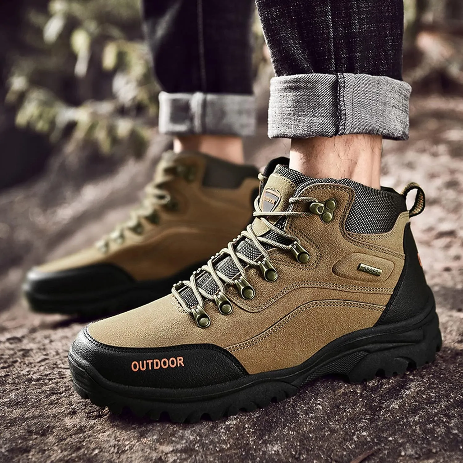 Shije mens Hiking Boots
