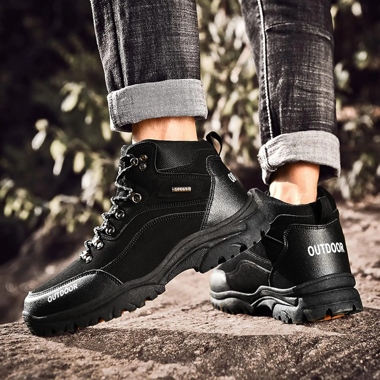 Shije mens Hiking Boots