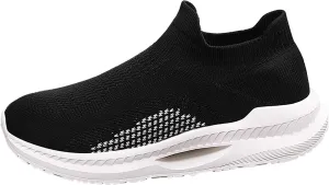 Sneakers for Women Slip Ons Slip On Shoes Women Comfortable Open Back Womens Black Athletic Shoes Size 8 Running Shoes for Women Wide Feet Tenis Antideslizante para Mujer De Cocina